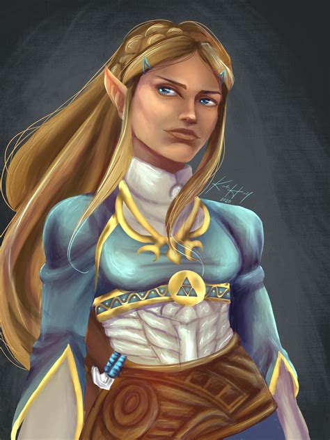 zelda in bikini|Swimsuit Princess Zelda (Hyrule warriors) [DIGITAL PAINTING]